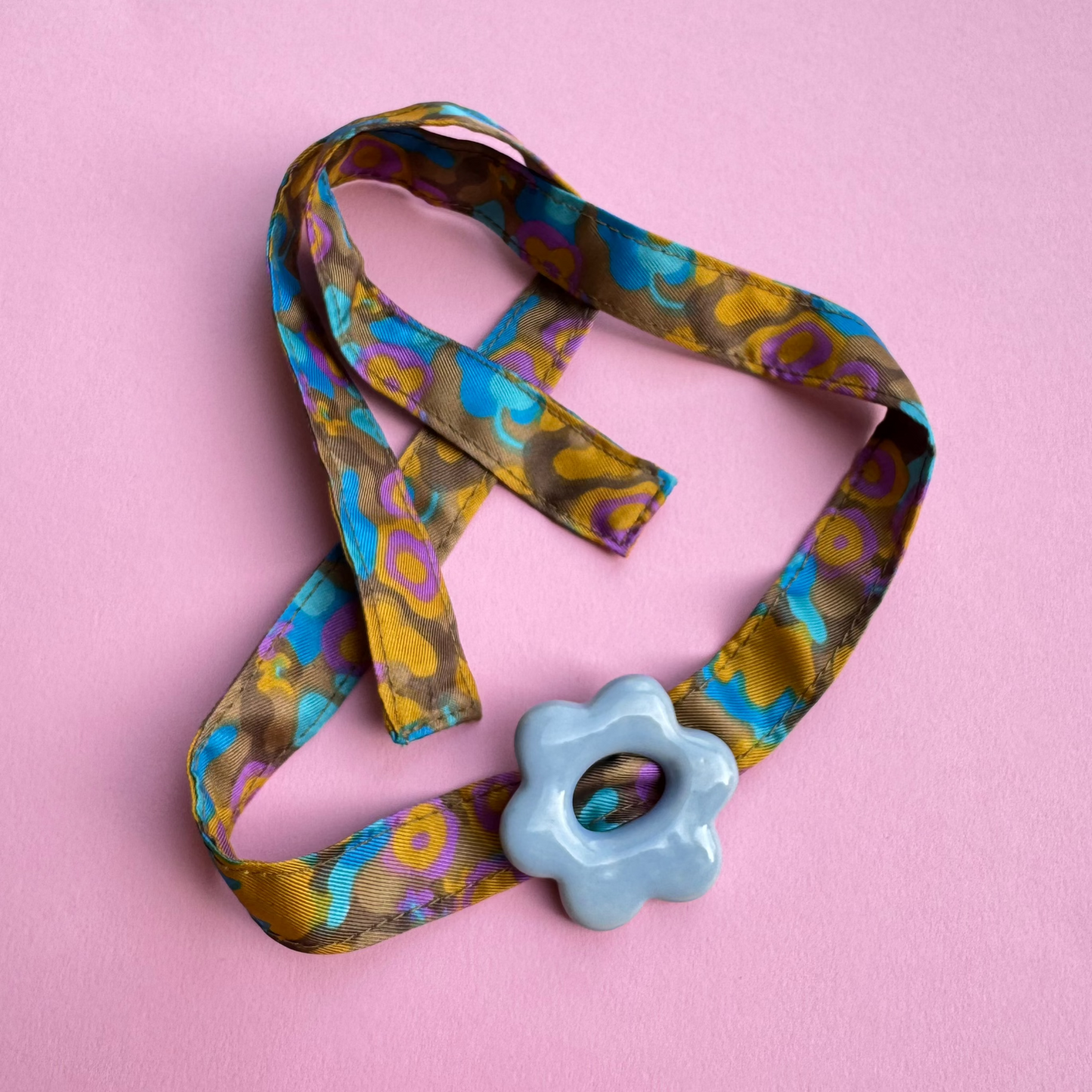 Soffband bunt gemustert