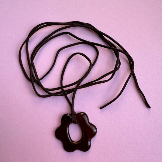 Wildlederband dunkelbraun