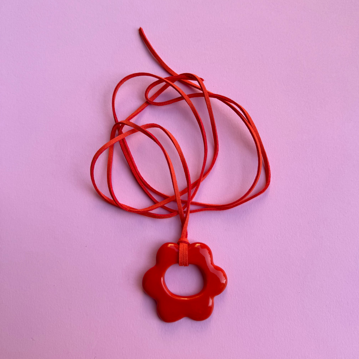 Wildlederband orange